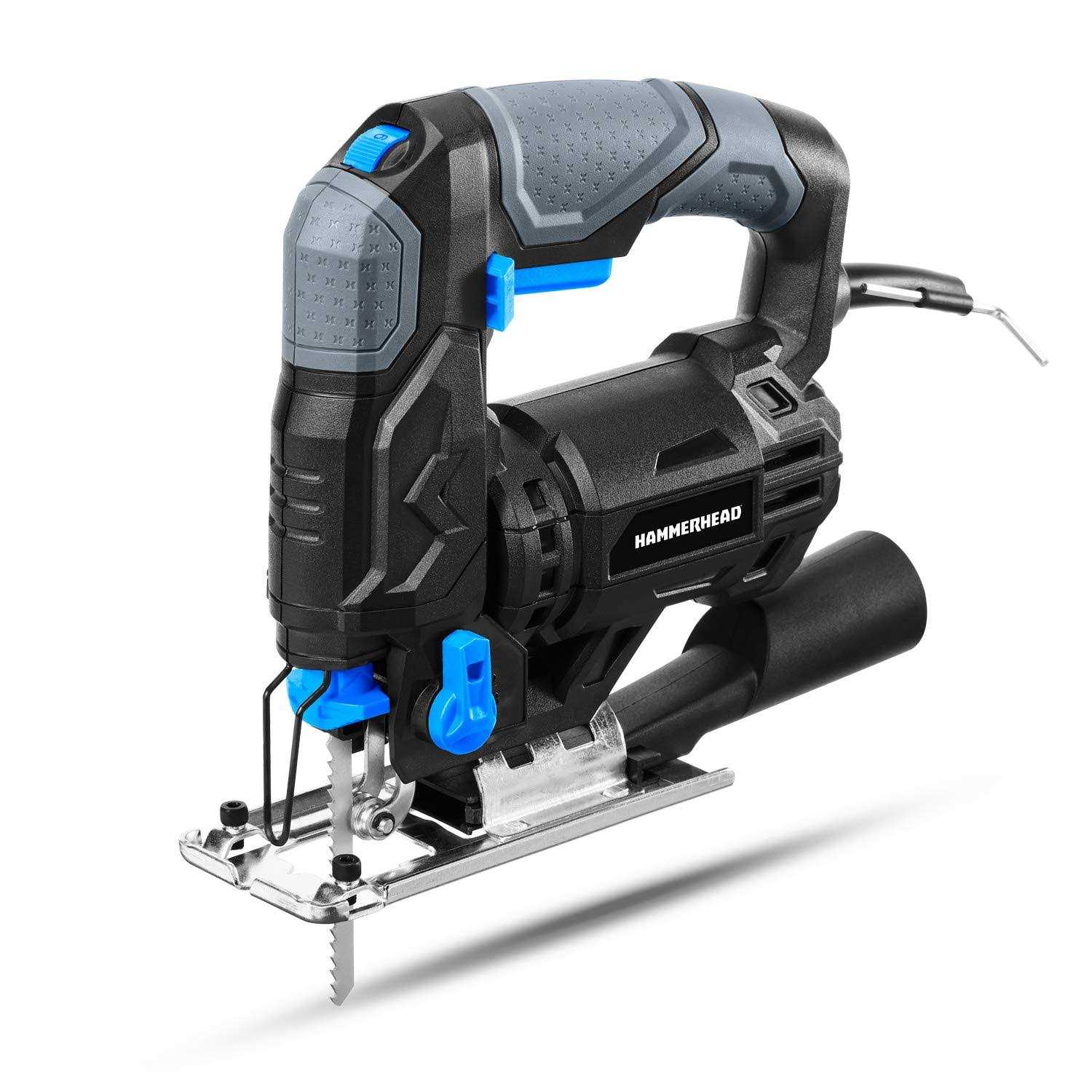 Hammerhead 48-amp 3/4 Inch Jig Saw with 2pcs Wood Cutting Blades Variable Speed and Orbital Function HAJS048 - Cheap Fitting