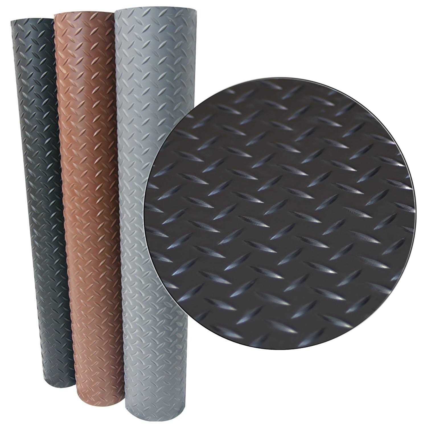 Goodyear Diamond-Plate Rubber Flooring - Cheap Fitting