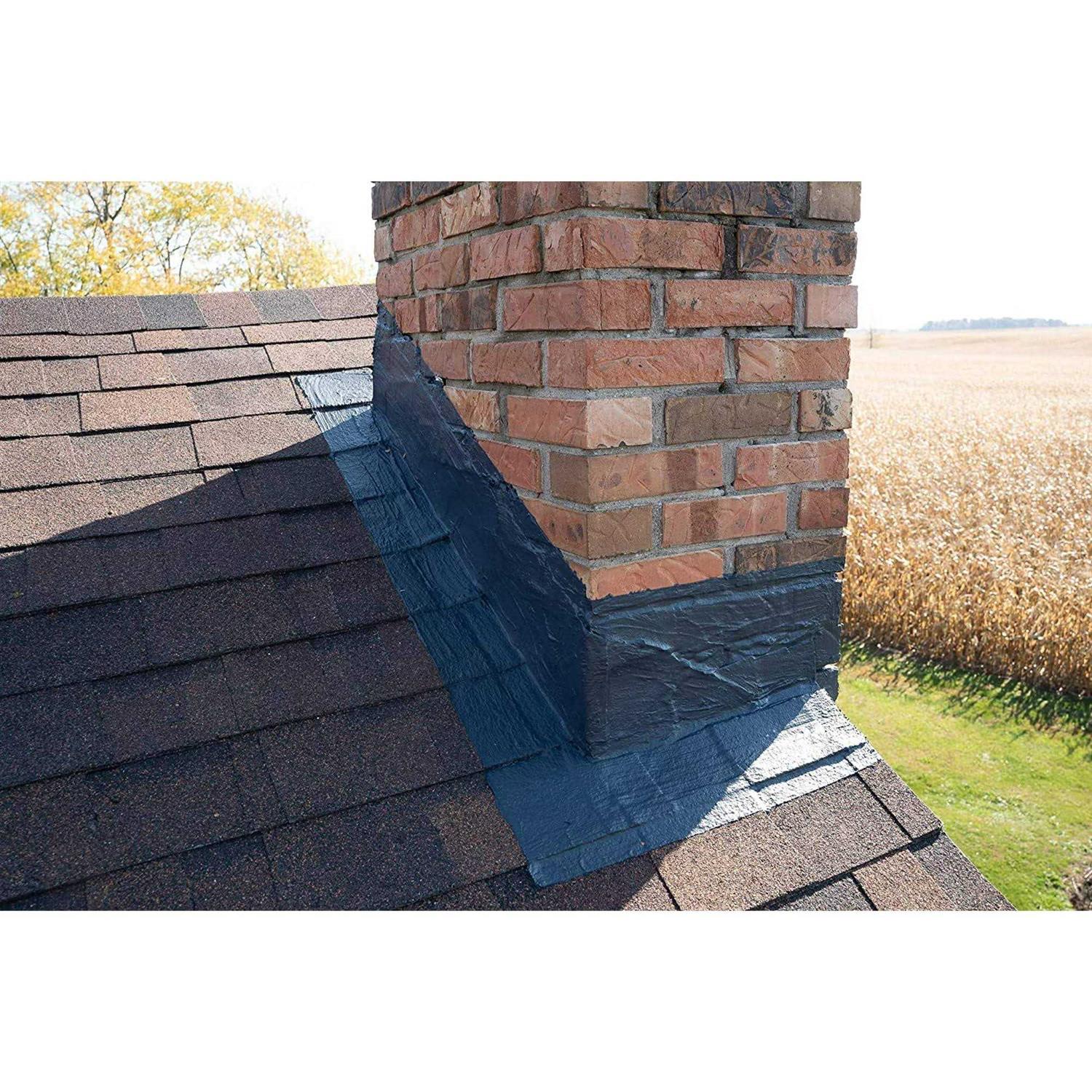 Masonrydefender Chimney Flashing Sealer Flexible Coating That Protects Chimney Flashings from Water Leaks - Cheap Fitting
