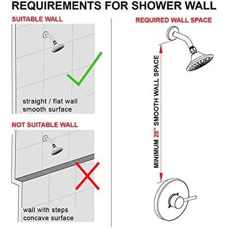 Egretshower Handheld Showerhead & Rain shower combo for Easy Reach, 27.5 Drill-free Stainless Steel Slide Bar, 5”of 5-setting Handheld shower and - Cheap Fitting