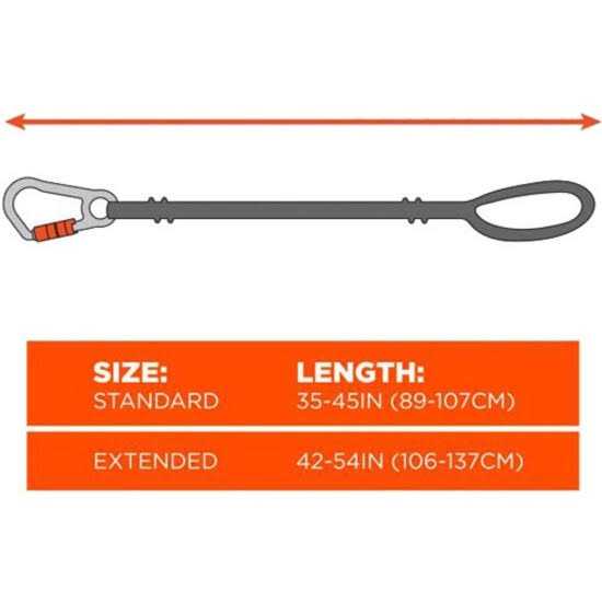 Ergodyne 3100 Squids Single Carabiner Tool Lanyard - Cheap Fitting