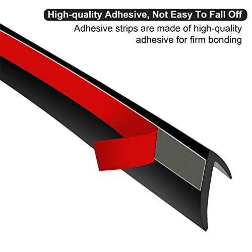 Dotaatdw Car Window Seal Strip 1312 Ft Automotive Window Seal V-shaped Window Sealing Strip Universal Self Adhesive Auto Window Rubber Draft Seal Stri - Cheap Fitting