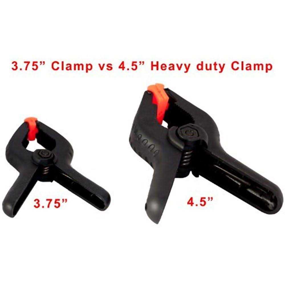 Heavy Duty Muslin Clamps 4 1/2 inch 6 Pack - Cheap Fitting