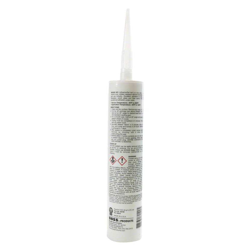 80100B 10.3 Oz Silicone Adhesive Clear Boss - Cheap Fitting