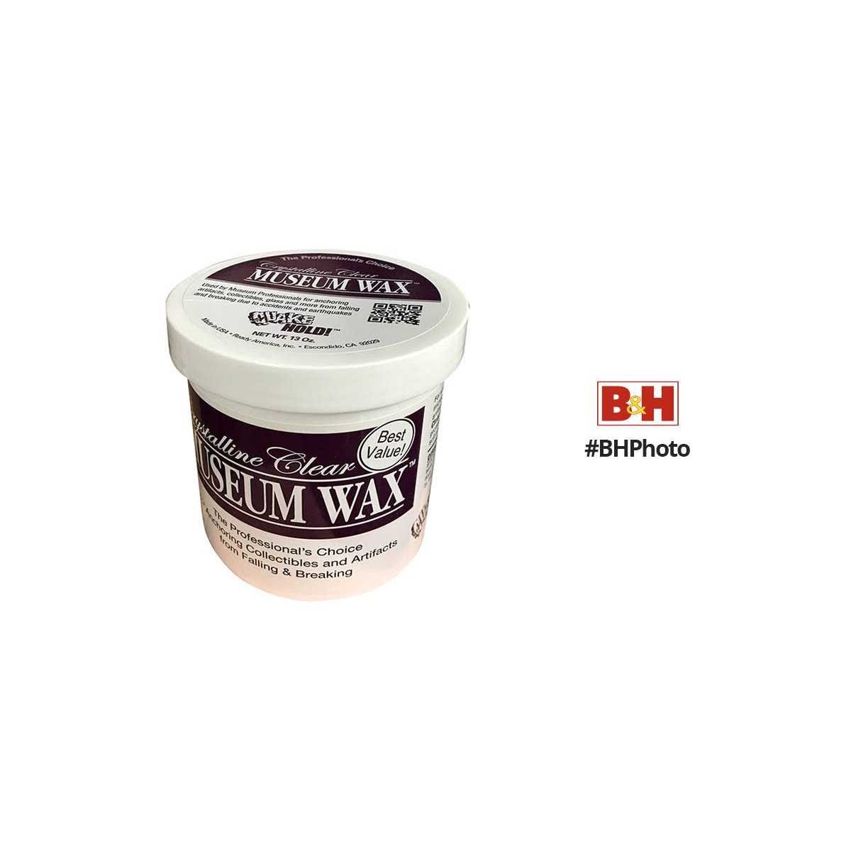 QuakeHOLD! 13 Oz. Crystalline Clear Museum Wax - Cheap Fitting