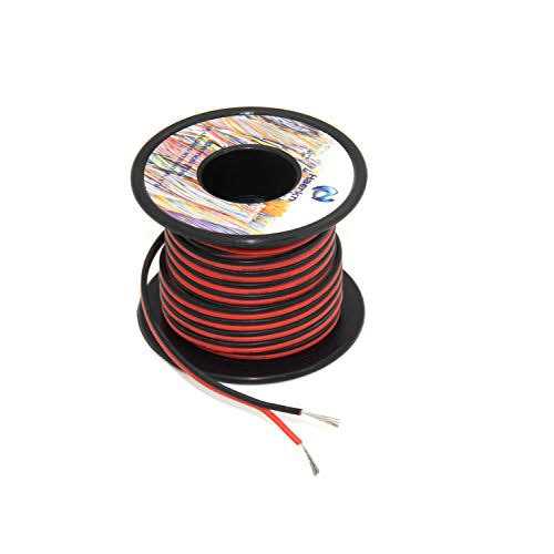 12 Gauge Electrical Wire 2 Conductor Parallel Silicone Wire 30ft 12 awg Flexible Extension Cable Cord Stranded Tinned Copper - Cheap Fitting
