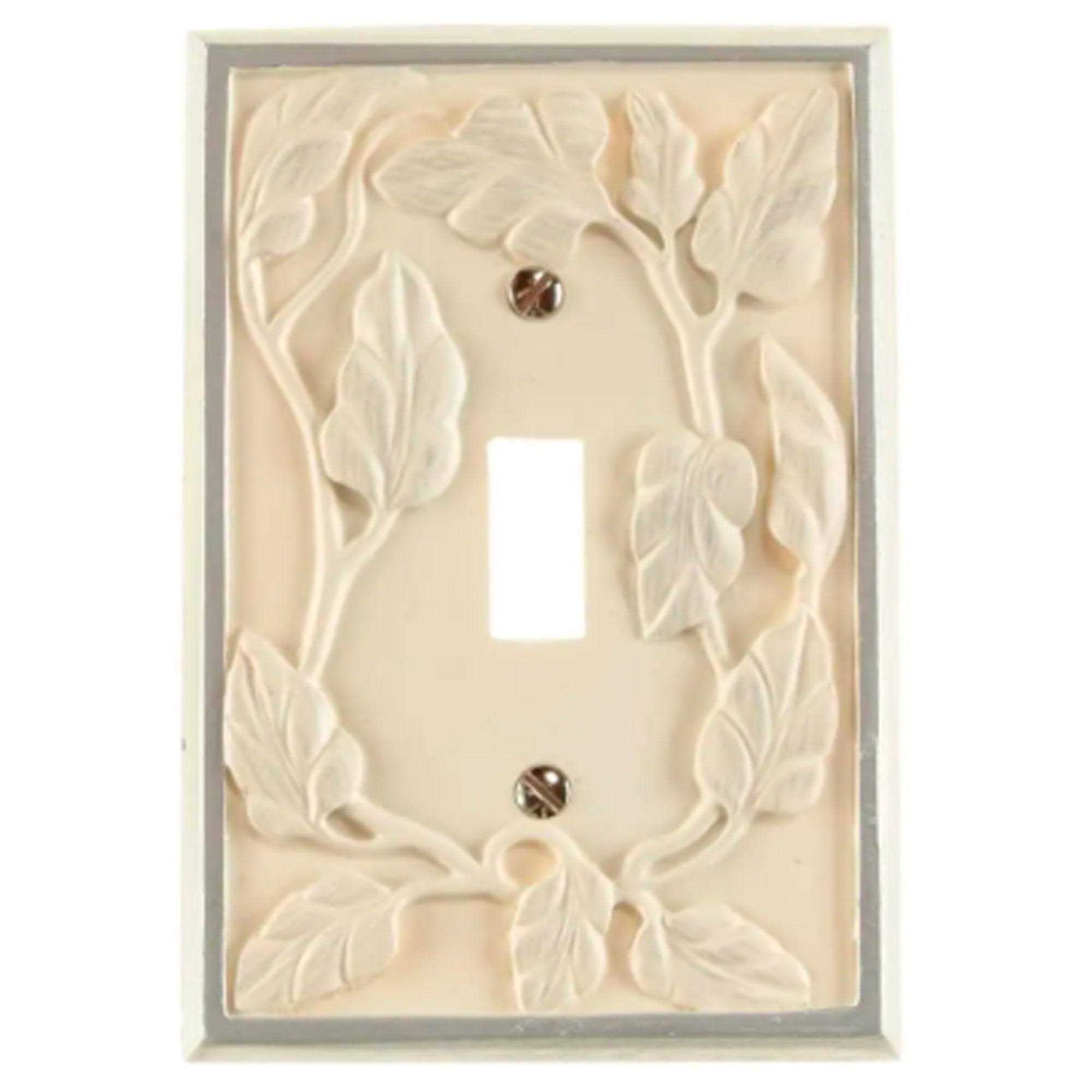 Amerelle White 2-Gang 1-Duplex/1-Single Wall Plate - Cheap Fitting