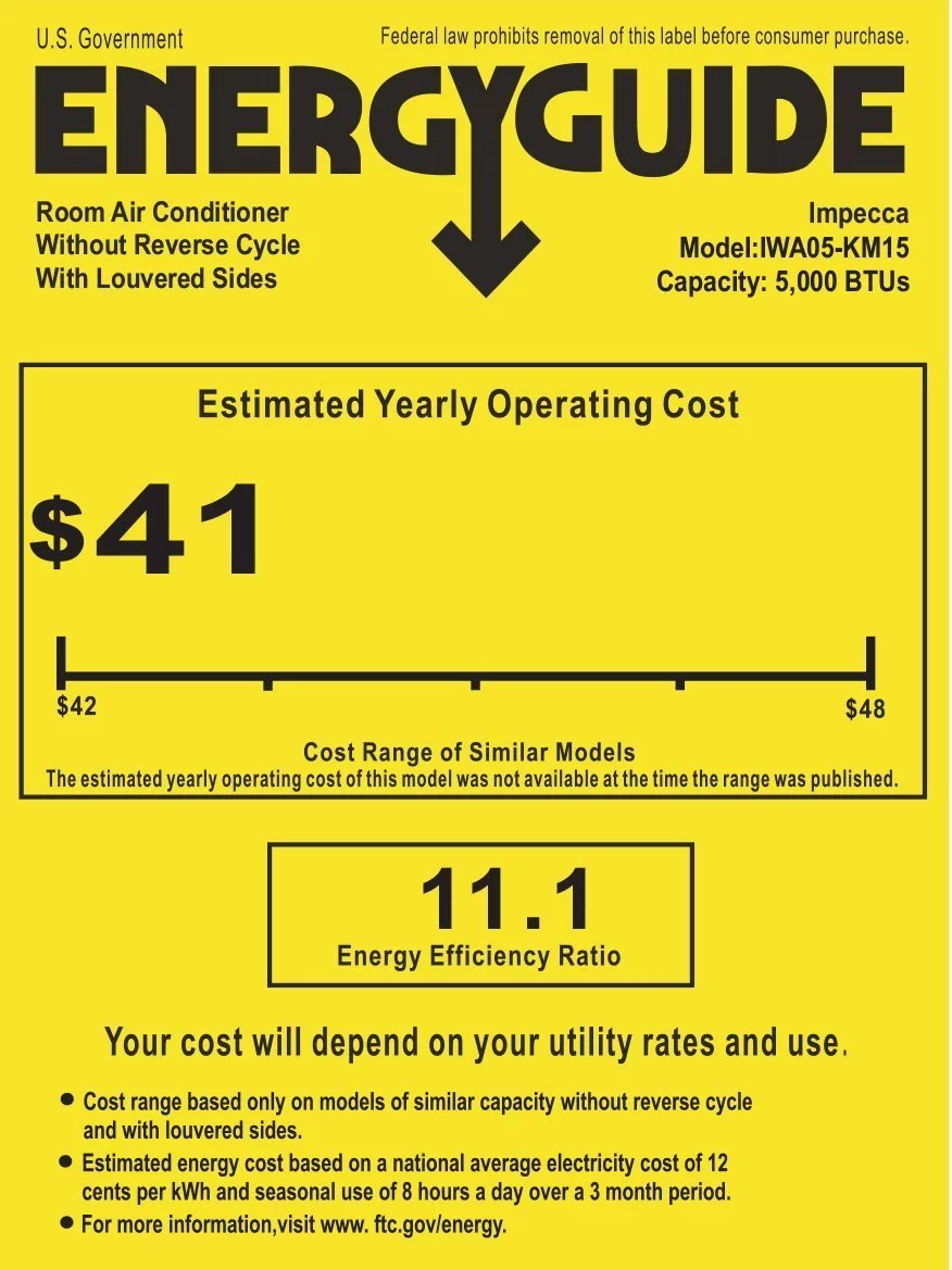 Impecca 5,000 BTU Mini Window Air Conditioner - Cheap Fitting