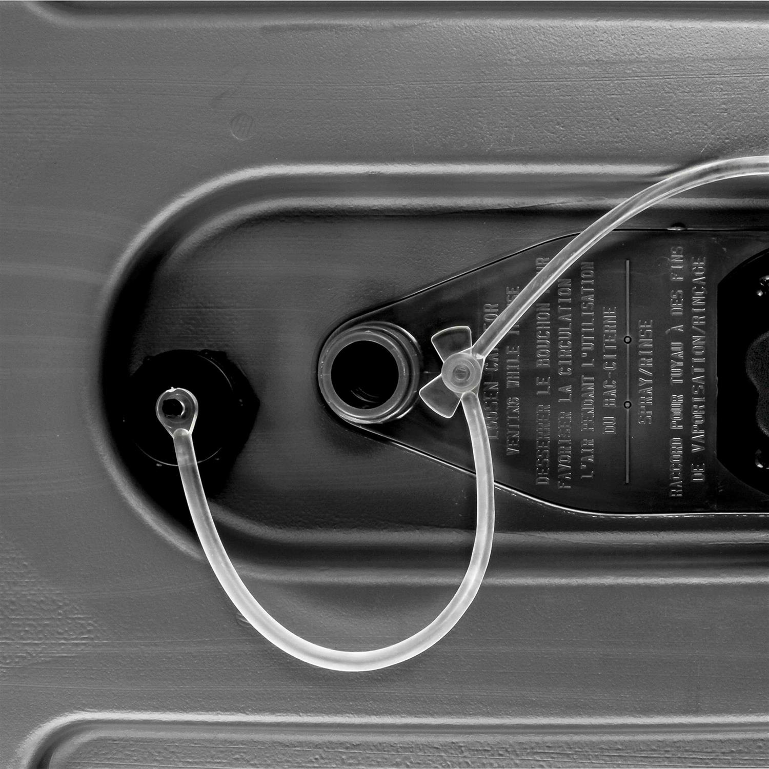 Camco Rhino Tote Tank with Steerable Wheels 39005 - Cheap Fitting