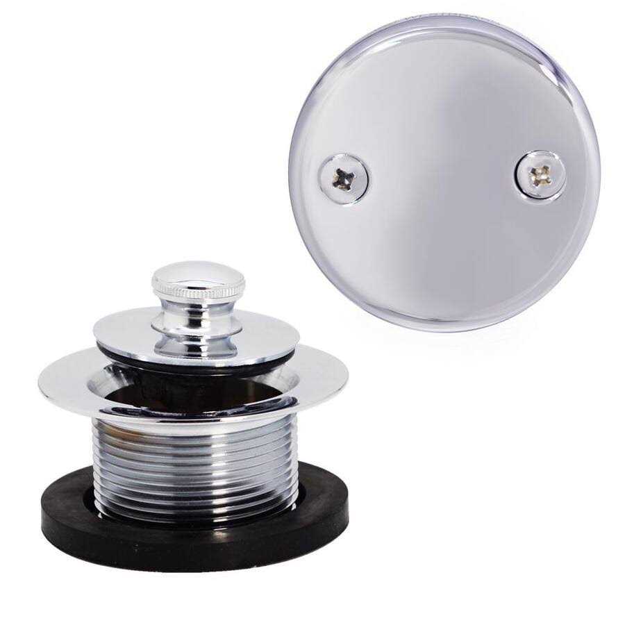 Westbrass Twist & Close Tub Trim Set with Two Hole Overflow Faceplate D94-2-62 - Cheap Fitting