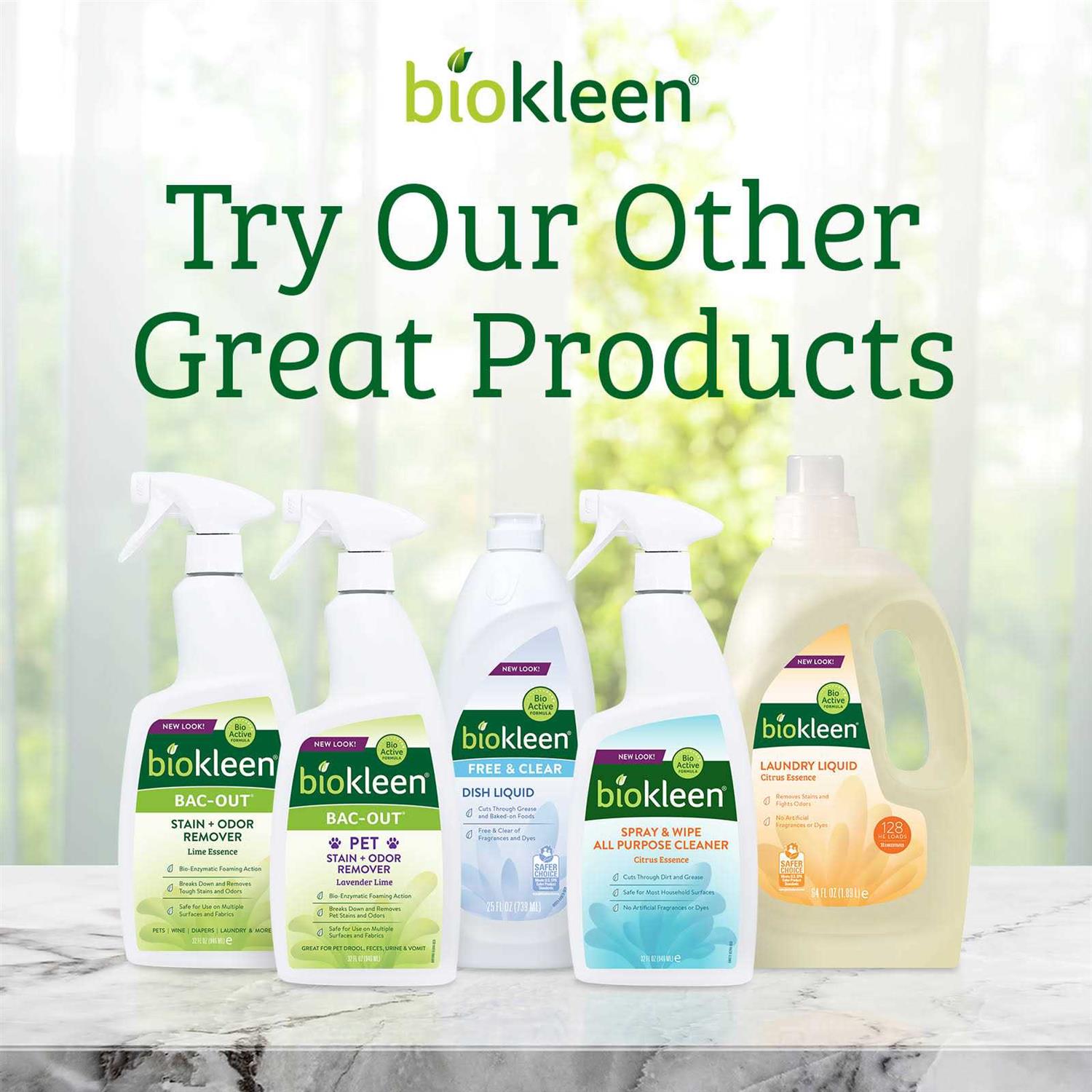 Biokleen Bac-Out Enzymatic Drain Cleaner 32 Ounce - Cheap Fitting