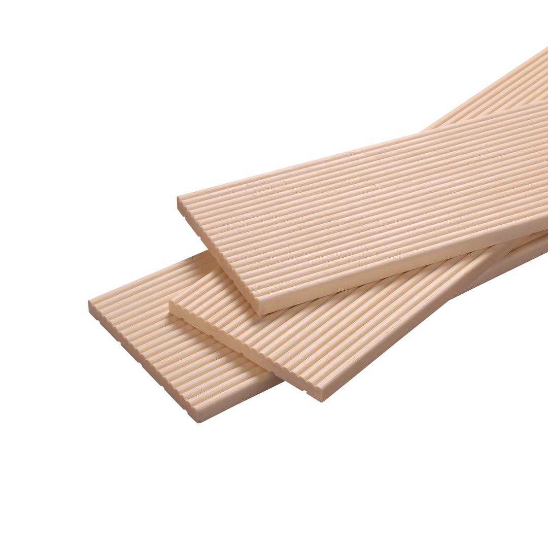 Ornamental Mouldings 5 in. D x 0.438 in. W x 47.5 in. L Wood Panel Moulding Reeded Bead Accent - Cheap Fitting