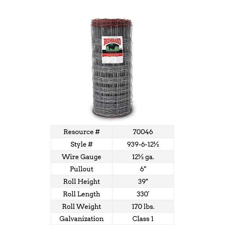 Red Brand 70046 Field Fence 330 ft L - Cheap Fitting