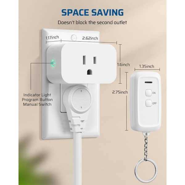 Dewenwils Indoor Wireless Remote Control Outlet Switch - Cheap Fitting