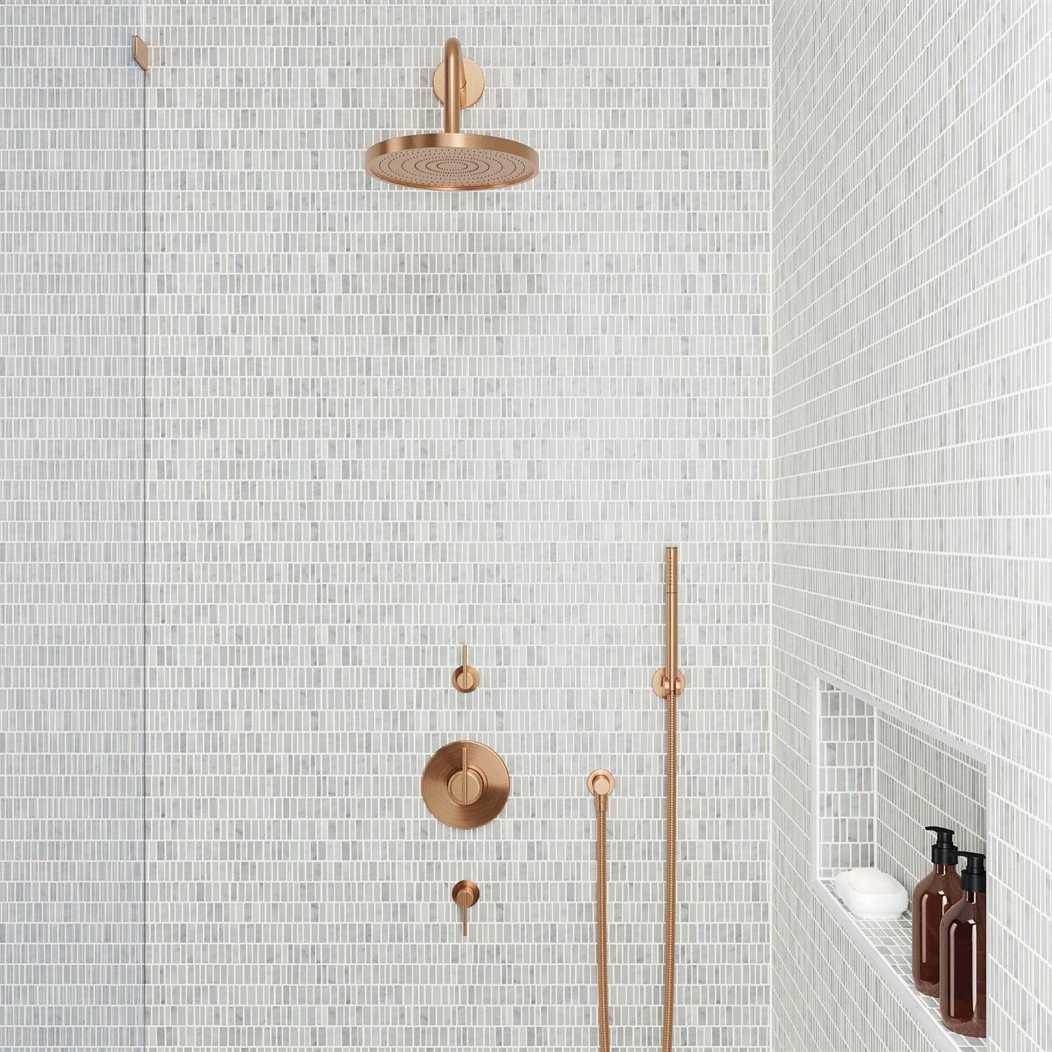 Monet Honed Marble Mosaic 7 Tile White By Bedrosian Tile & Stone - Cheap Fitting