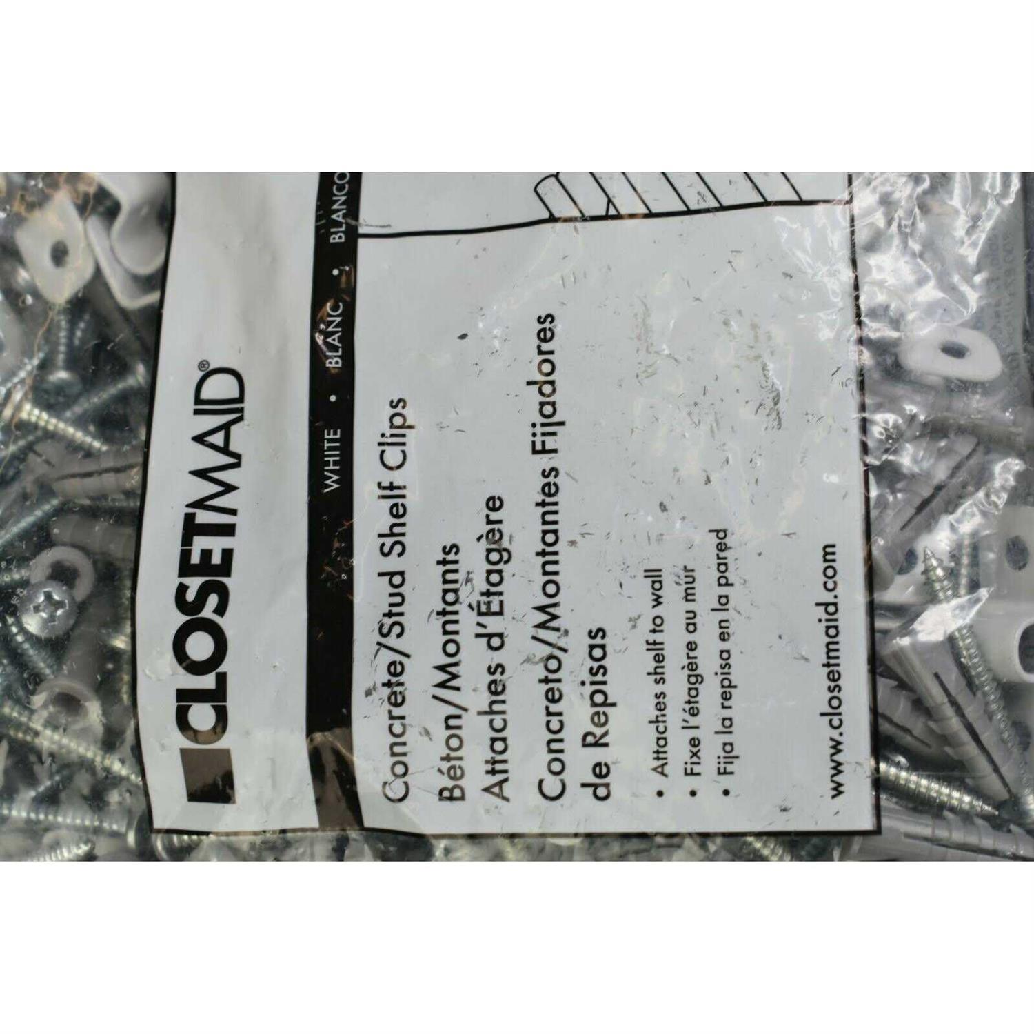 ClosetMaid 7556 Metal Shelf Clips - Cheap Fitting