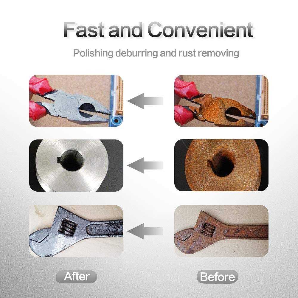 Tshya Roll Lock Disc 80 Pcs 2 inch Die Grinder Sanding Discs with 1/4 Disc Holder - Cheap Fitting