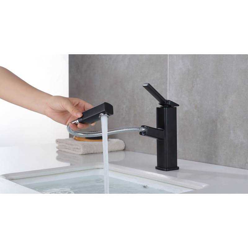 KAIYING Bathroom Sink Faucet with Pull Out Sprayer - Cheap Fitting