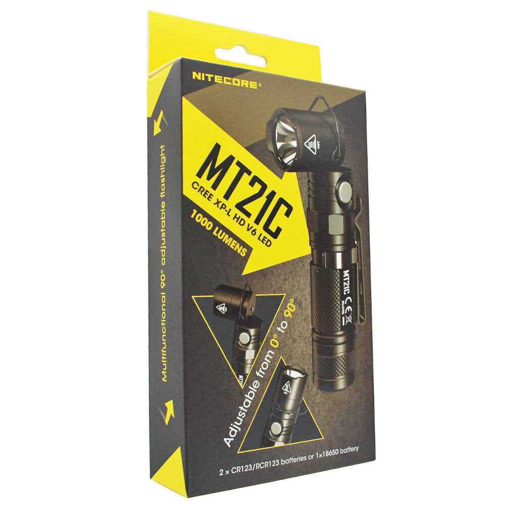 Nitecore MT21C 1000 Lumen 90 Degree Adjustable Flashlight - Cheap Fitting