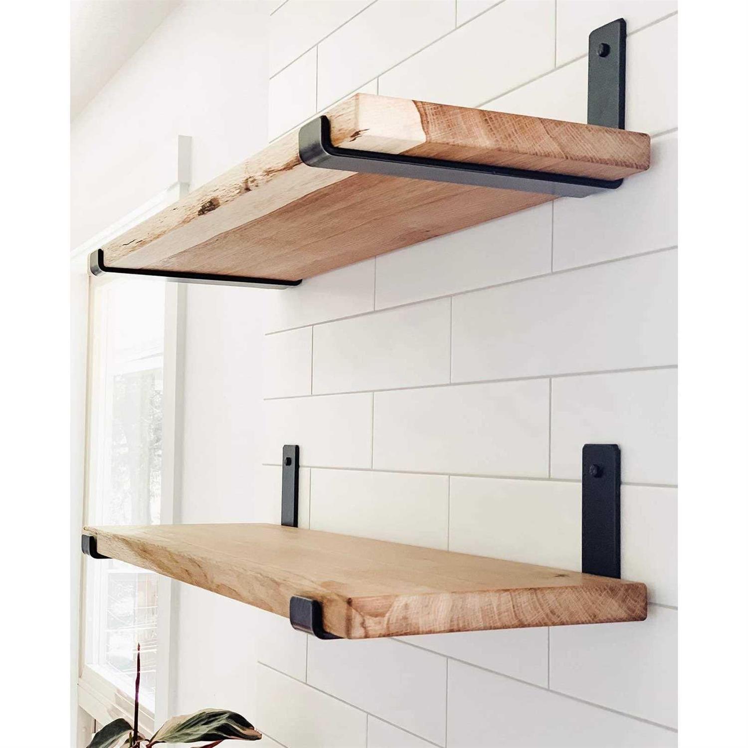 Leopo 12 inch Shelf Bracket for DIY Floating Shelf - Cheap Fitting