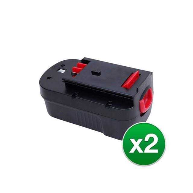 Replacement for Black & Decker HPB18-OPE Power Tool Battery (1500mAh, 18V, Nicd) – 2 Pack - Cheap Fitting