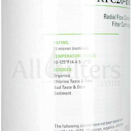 Pentek -RFC20-BB Radial Flow Water Filter - Cheap Fitting