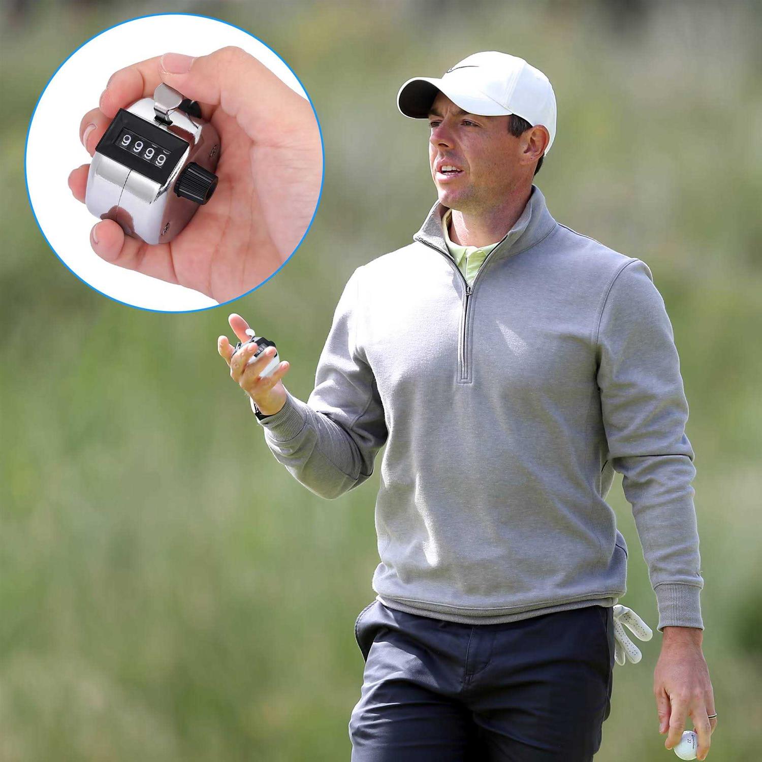 Tsv Golf Hand Held Tally 4-Digit Number Clicker Sport Counter Counting Recorder - Cheap Fitting