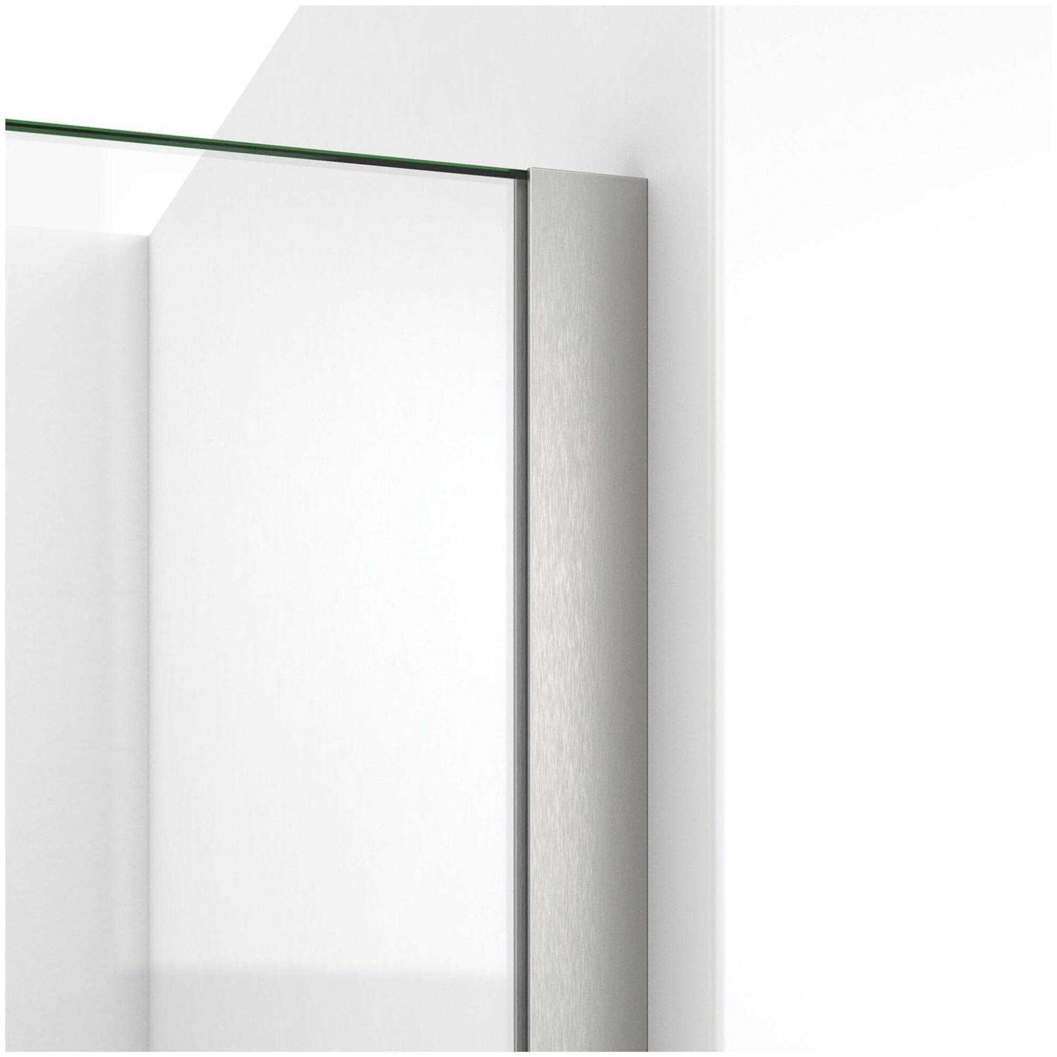 DreamLine Linea 30 in. W x 72 in. H Frameless Shower Screen in Satin Black SDLI30W720XTX09 - Cheap Fitting