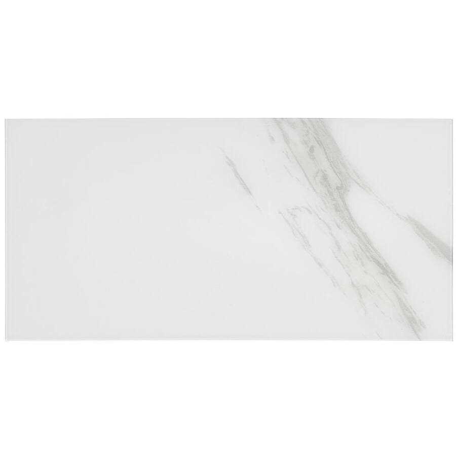 Avant Decor Florence Individual Black Marble 4 in. x 8 in. Vinyl Peel and Stick Tile Backsplash LVT006 - Cheap Fitting