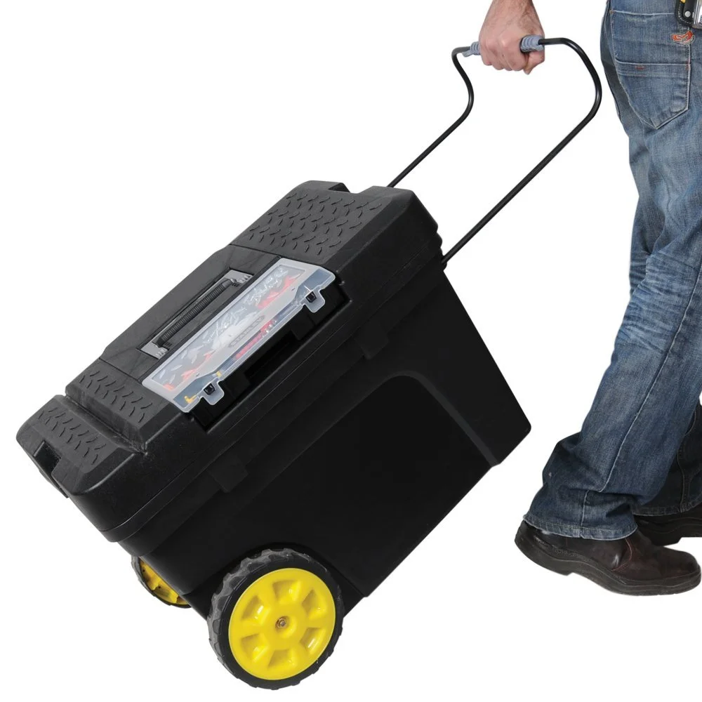 Stanley 033026R Tool Chest, Resin, Black - Cheap Fitting