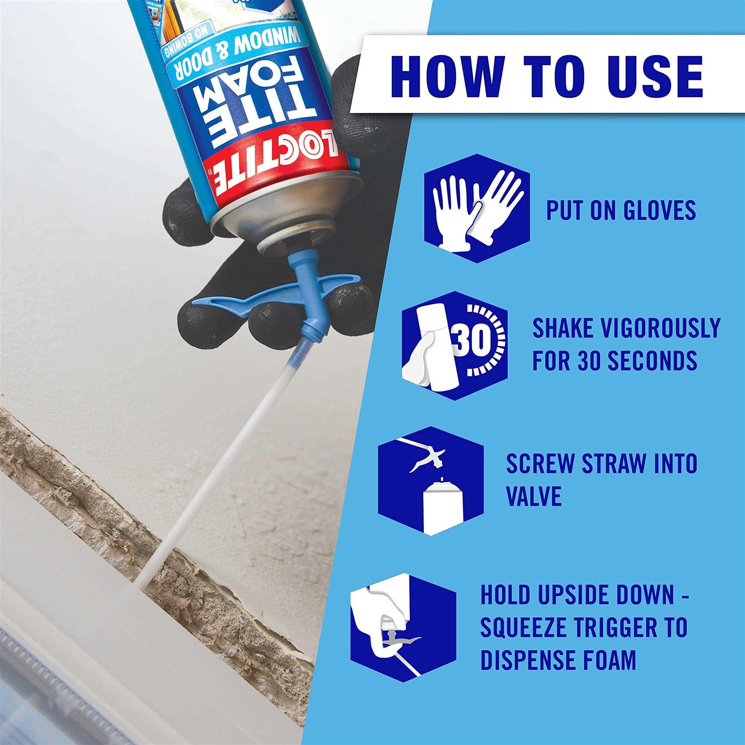 Loctite Tite Foam Window & Door Sealant - Cheap Fitting