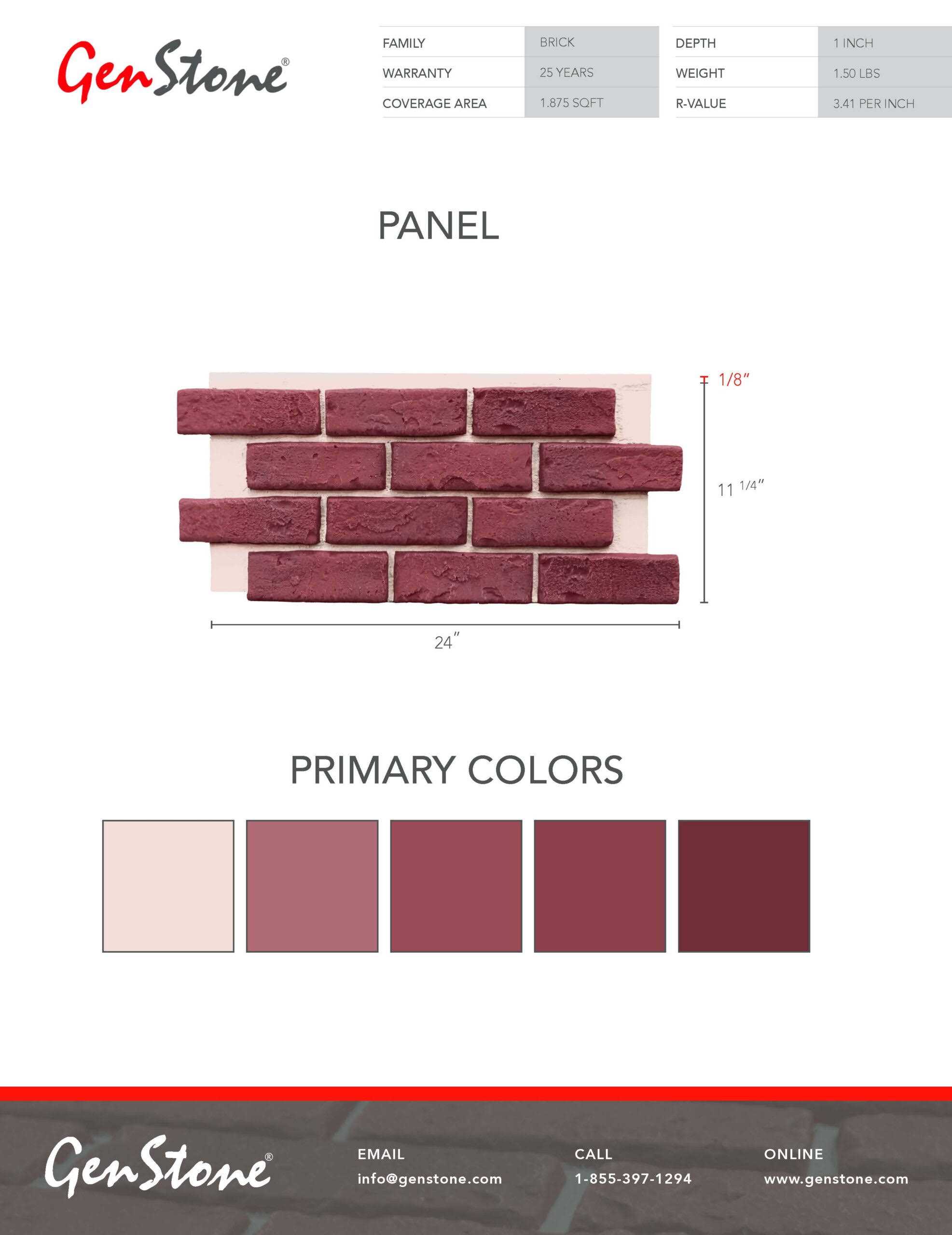 GenStone Brick Brick Veneer Siding Panel - Cheap Fitting