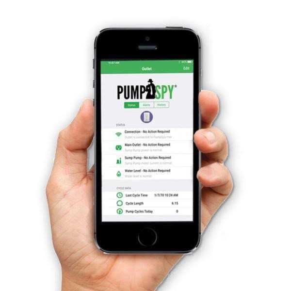 PumpSpy Wi-Fi Sump Pump Smart Outlet - Cheap Fitting