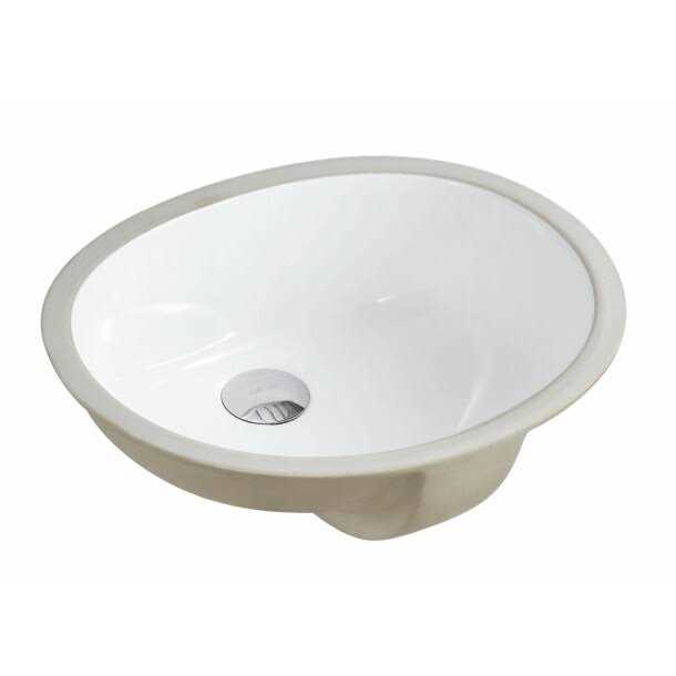 17-1/2×22 Oval Shape Shape Undermount Sink 17-1/2-Inch European Style Oval Shape Porcelain Ceramic Bathroom Undermount Sink - Cheap Fitting