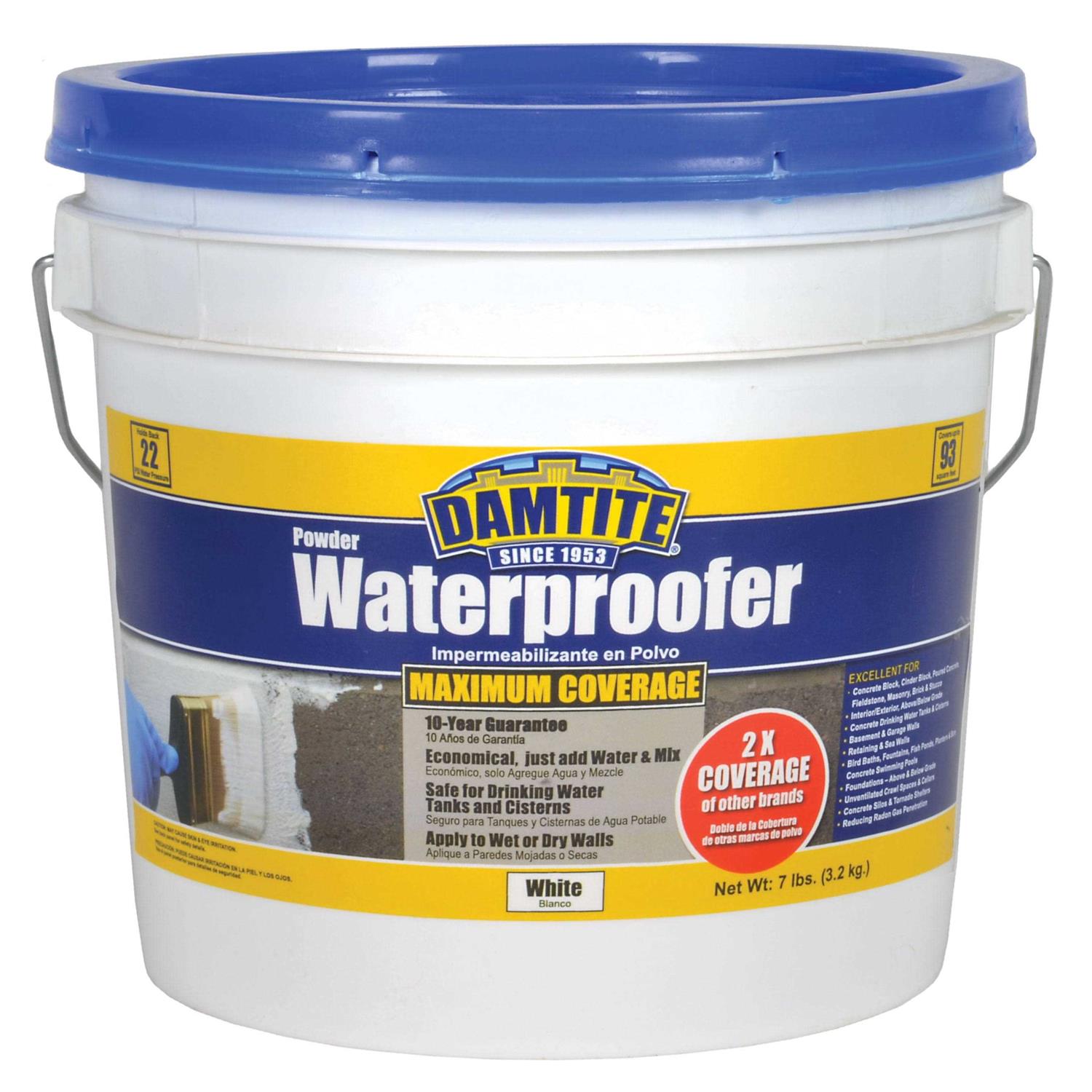 Damtite 01071 Powder Waterproofer White - Cheap Fitting