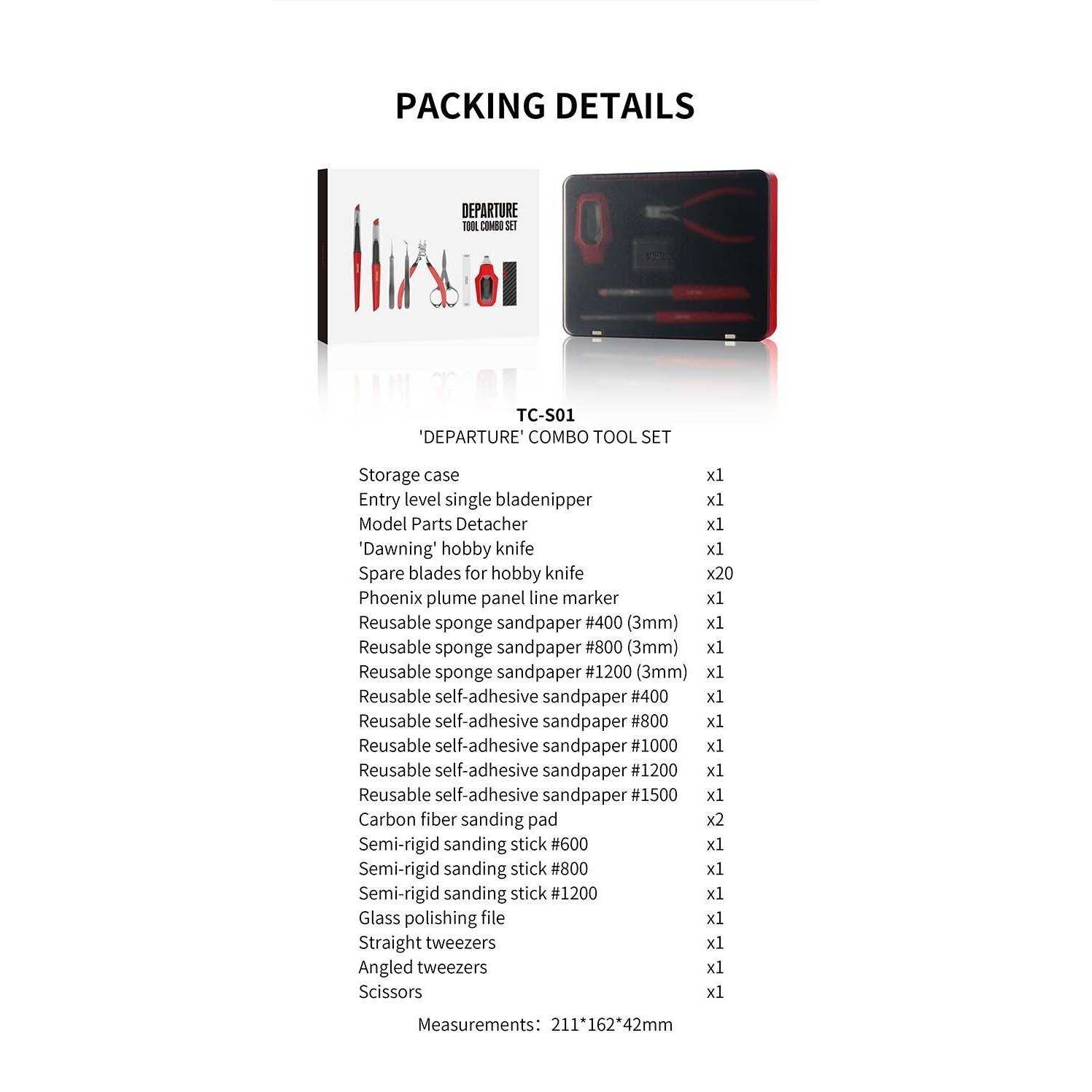DSPIAE Departure Tool Combo Set TC-S01 - Cheap Fitting