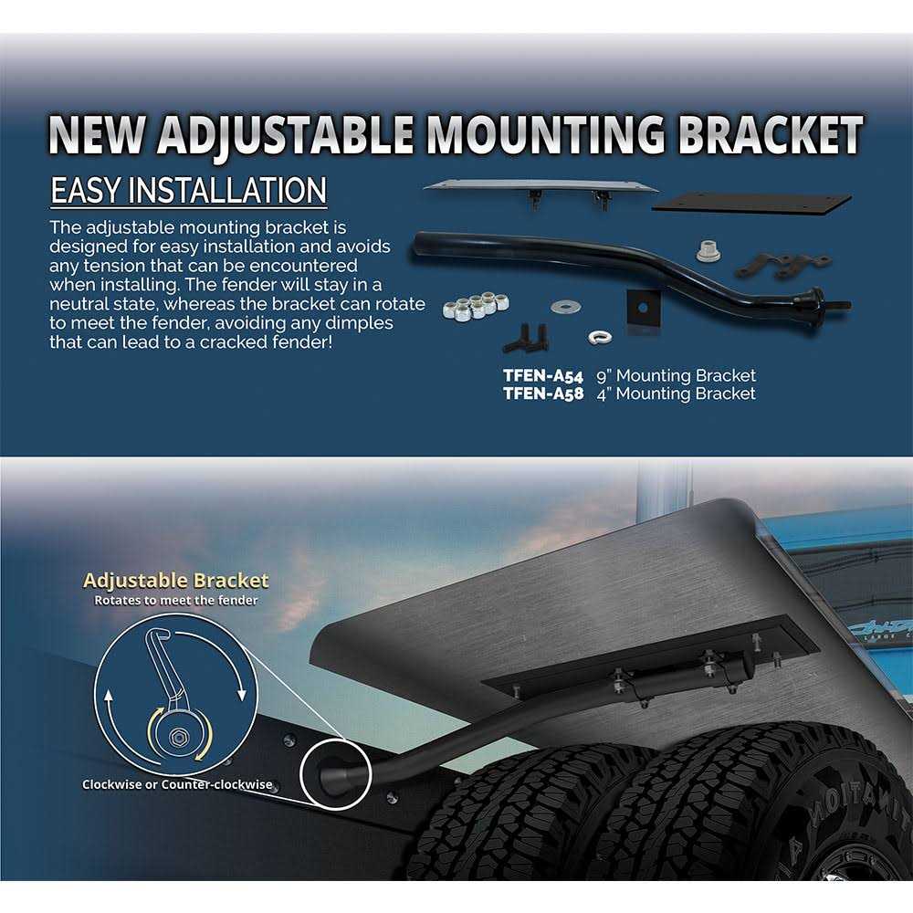 Trux Tfen-a54 Fender Accessories Mounting Bracket - Cheap Fitting