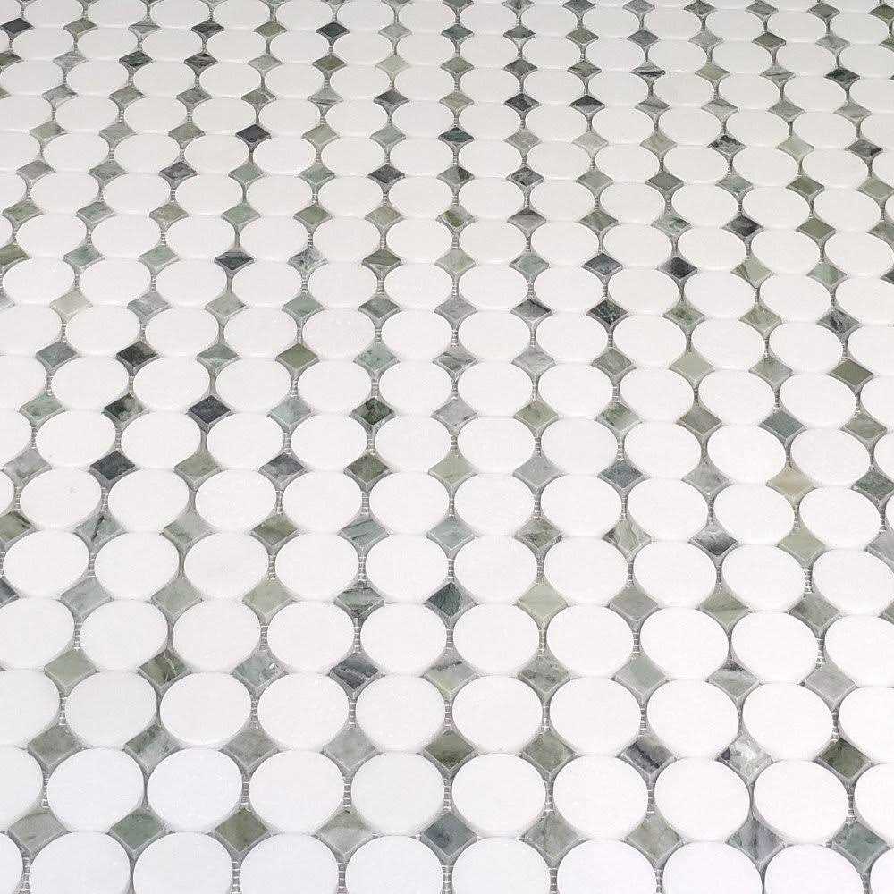11 x 11 Marble Mosaic Wall & Floor Tile Marble Online - Cheap Fitting