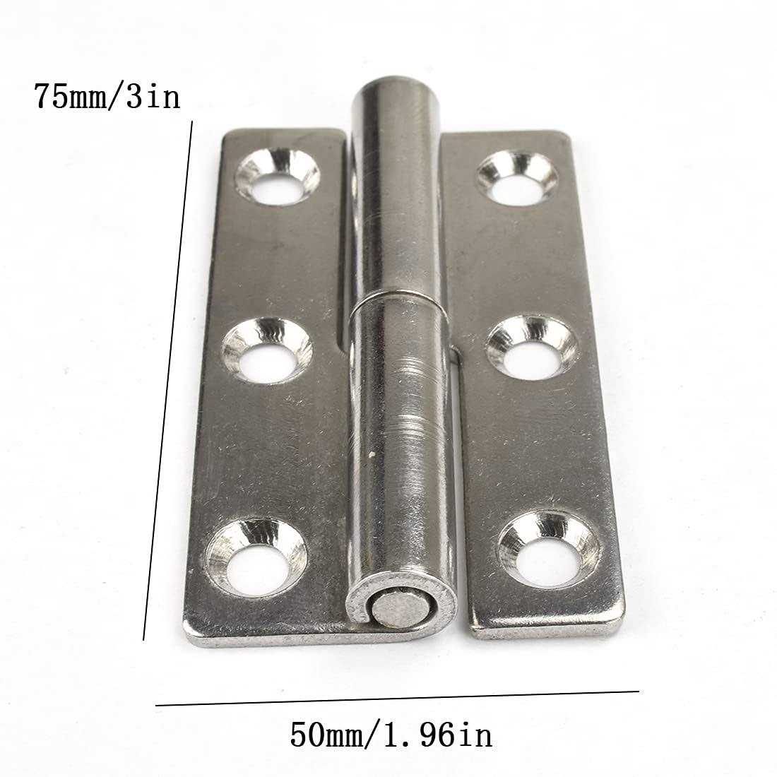2pcs Lift Off Hinges Small Slip Joint Stainless Flag Hinge-Lift Off - Cheap Fitting