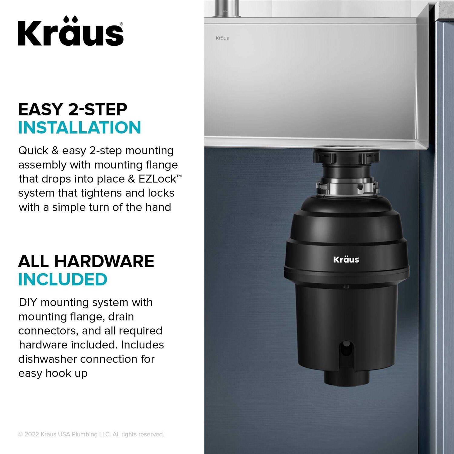 Kraus Bellucci Workstation 32 in Undermount Granite Composite Single Bowl Kitchen Sink KGUW2-33MB - Cheap Fitting