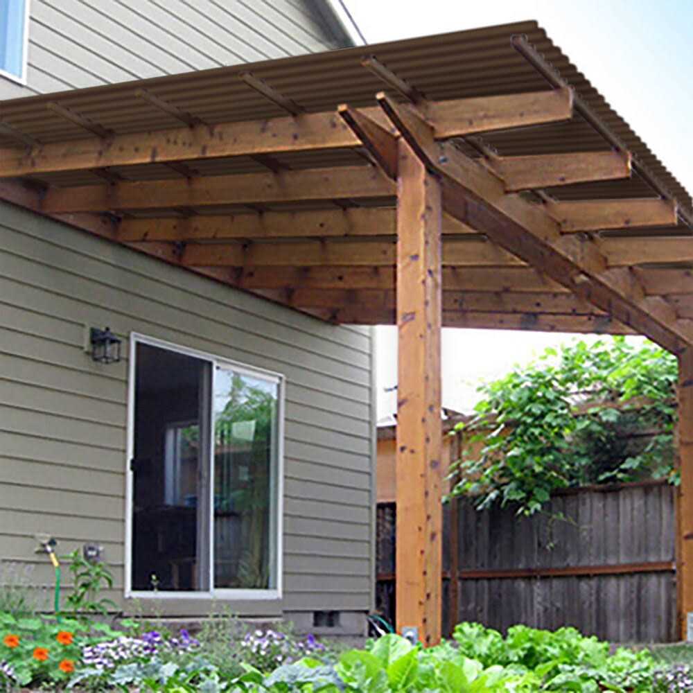 Suntuf 26 in. x 6 ft Polycarbonate Roof Panel - Cheap Fitting