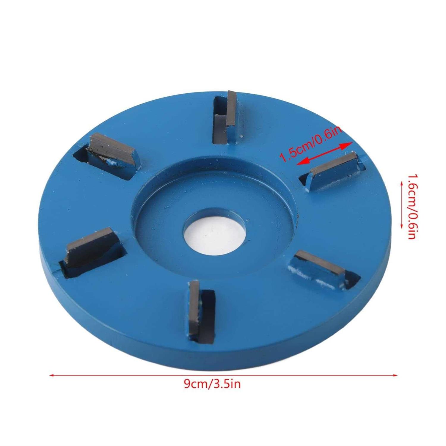 Stump Remover Angle Grinder Wood Carving Disc 6 Teeth Chainsaw Mill Cutter Woodworking Blade Tools Chainsaw Wheel Chain Saw Disc Saw Blade Grinder - Cheap Fitting