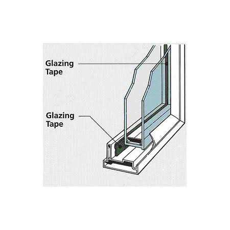 Jvcc Window Glazing Tape 50 yds. x 1/16 in. thick - Cheap Fitting