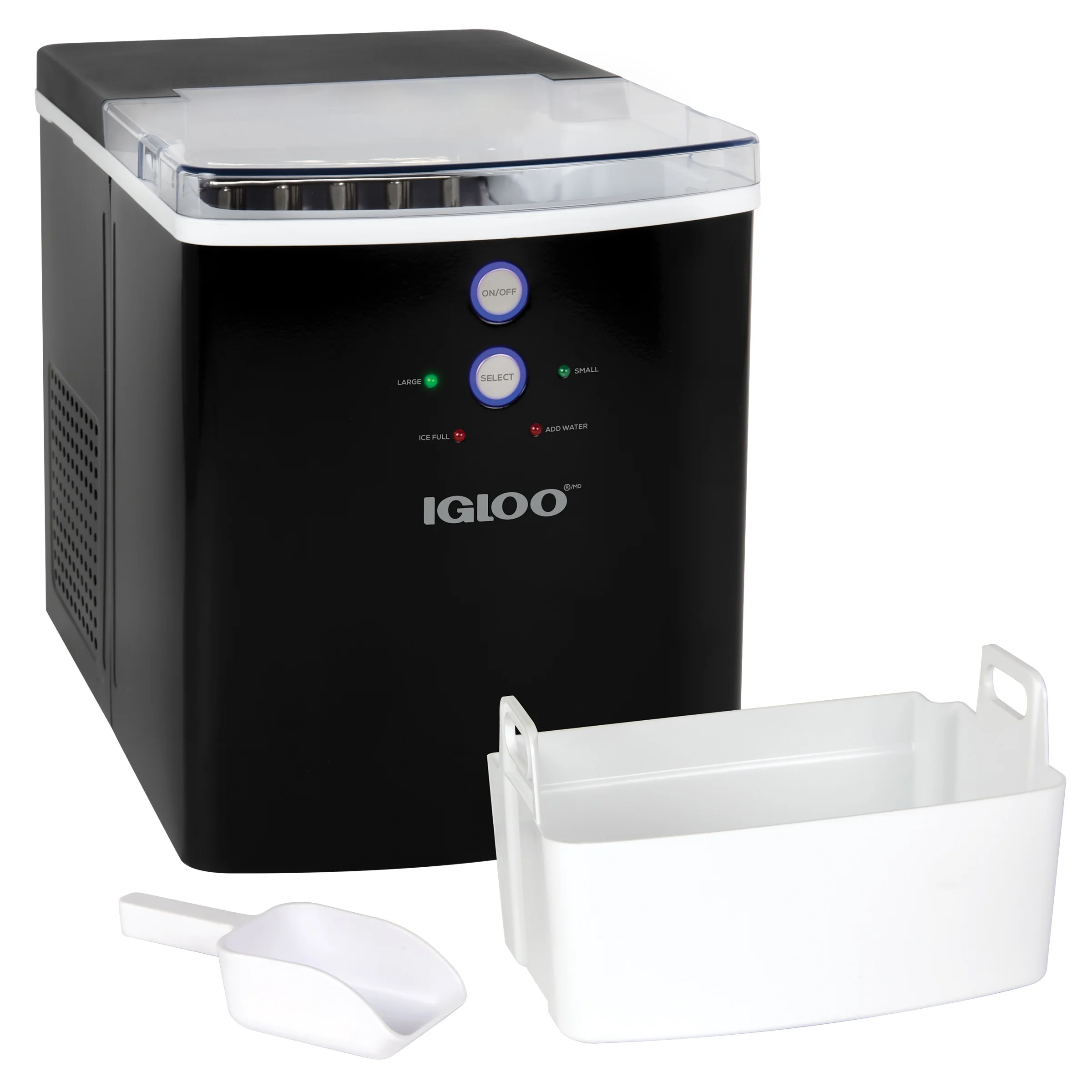 Igloo IGLICEB33SL 33-Pound Automatic Portable Countertop Ice Maker Machine, Silver - Cheap Fitting