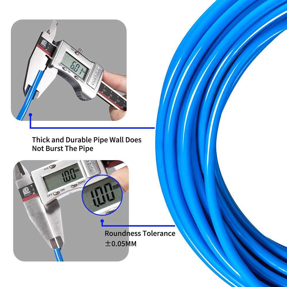 CGELE Pneumatic Tubing PU Air hose Pipe Tube or 4mm OD ID 39.4ft/12 Meter for Air Line or Fluid Transfer	CGELE Pneumatic Tubing PU Air hose Pipe Tube or 4mm OD ID 39.4ft/12 Meter for Air Line or Fluid Transfer - Cheap Fitting