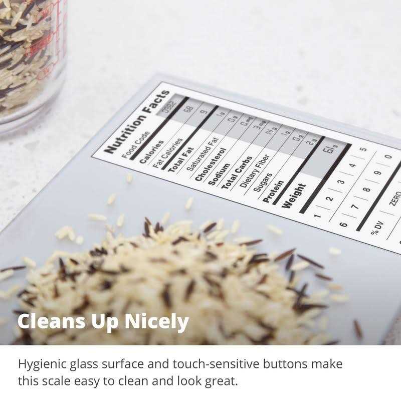 Greater Goods Perfect Portions Food Scale Perfect for Weighing Nutritional Meals, Calculating Food Facts, and Portioning Snacks - Cheap Fitting