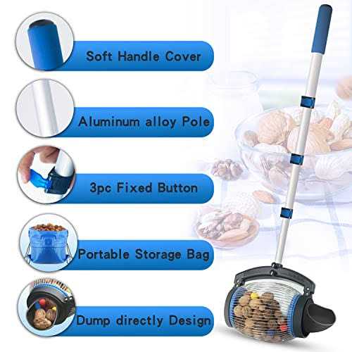 Zozen Nut Gatherer Walnut Picker Upper Roller Picker Upper Medium - Cheap Fitting