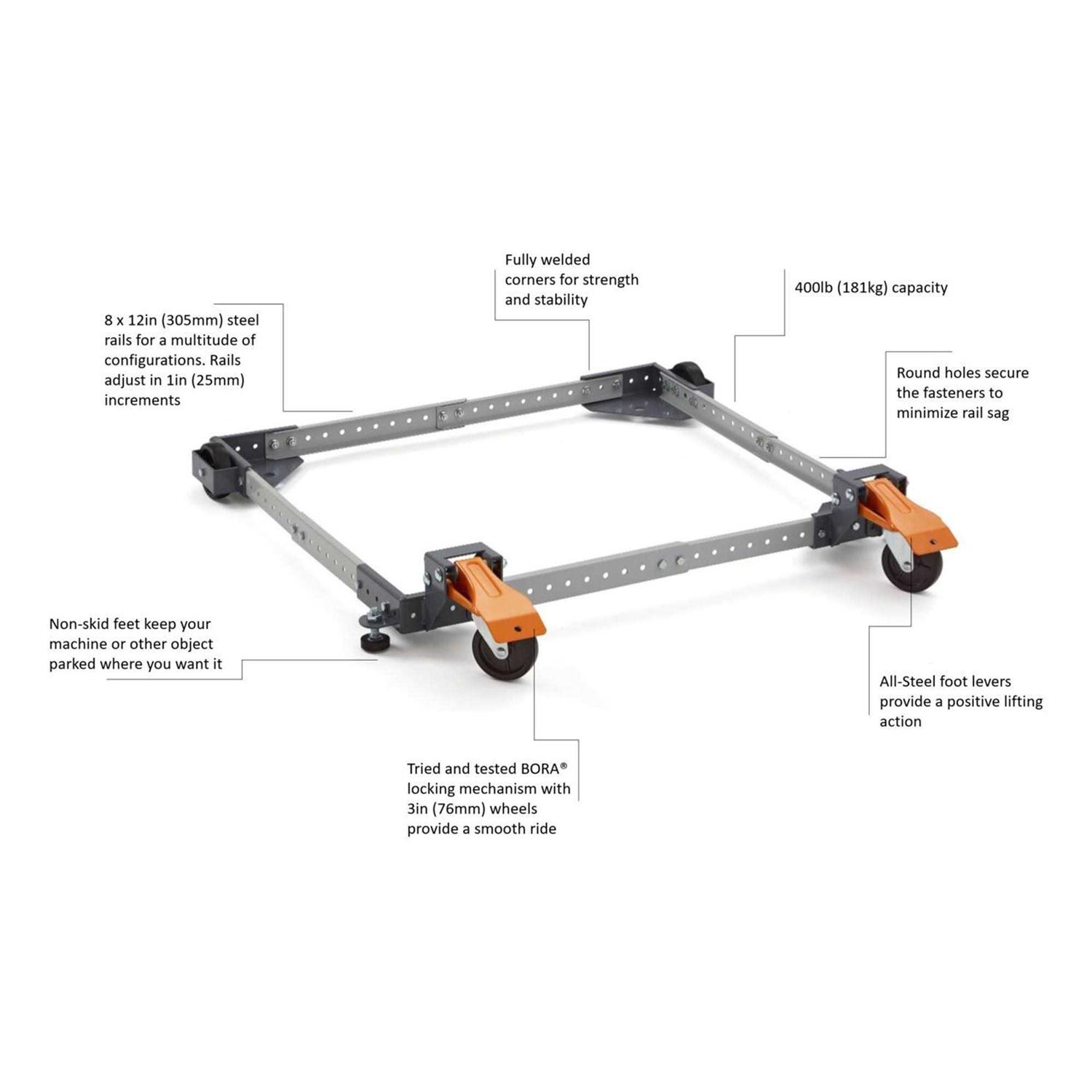 Bora Universal Mobile Base PM-1050 - Cheap Fitting