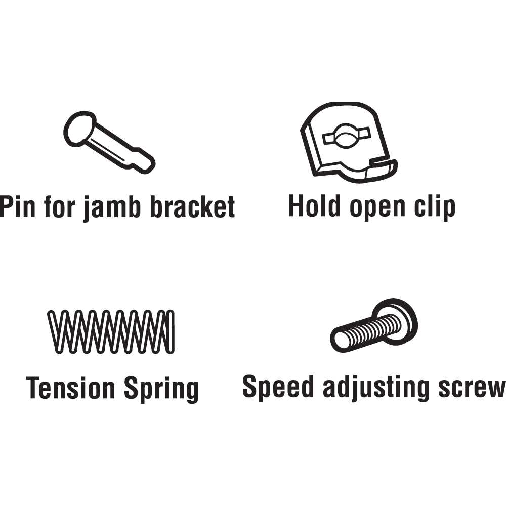 Prime-Line Steel Constructed Pneumatic Screen Door Closer Repair Kit - Cheap Fitting