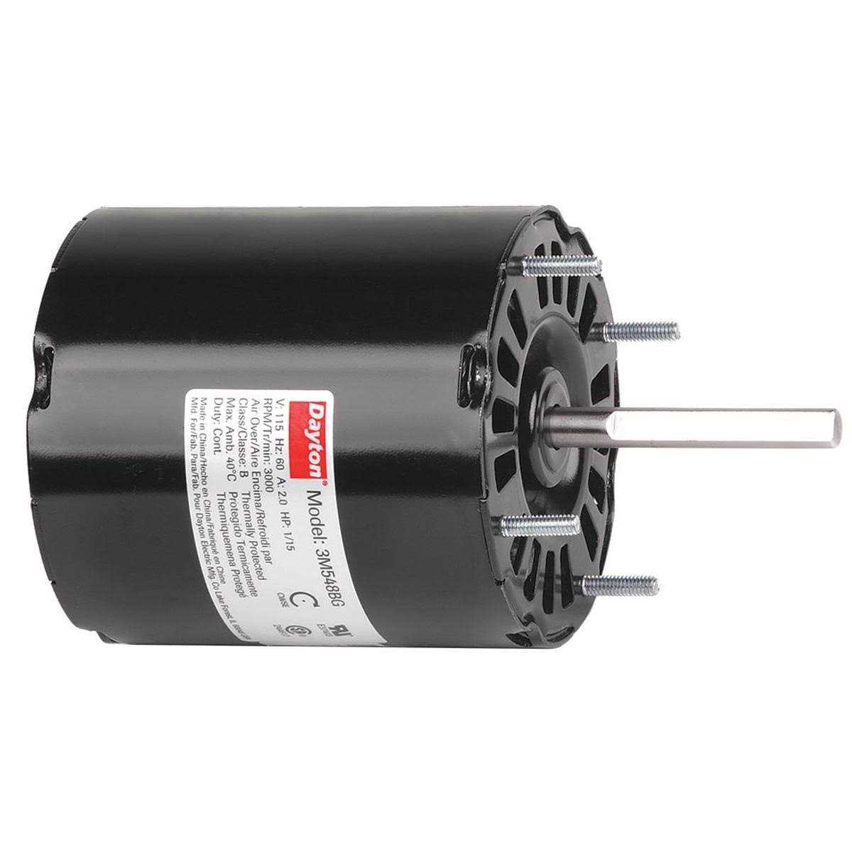 Dayton 3M548 1/15 HP HVAC Motor 3000 rpm 71213778M - Cheap Fitting